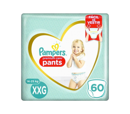 PAMPERS PREMIUM CARE PANTS XXG 60UNI
