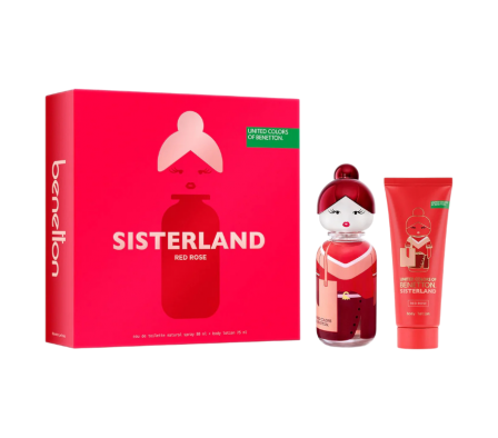 BENETTON ESTUCHE RED ROSE 80+BL