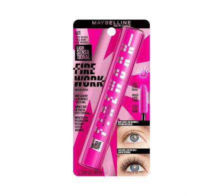 MAYBELLINE MASC. LASH SENSATIONAL  FIRE WORK  WS  VERY BLACK 801