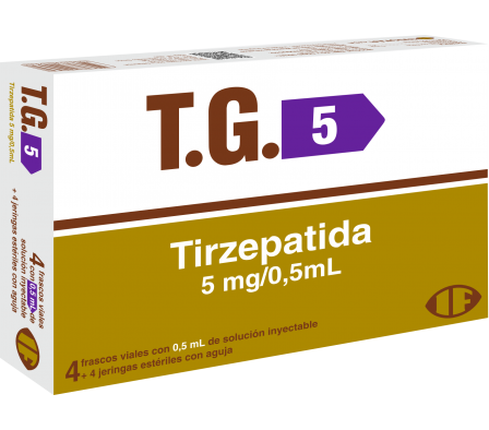 T.G.5 MG INYECTABLE 0,5 ML 4 JERINGAS