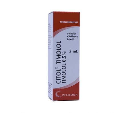 CITOL OFTALMICA TIMOLOL 0.5MG GT-OF FRASCO X 5ML