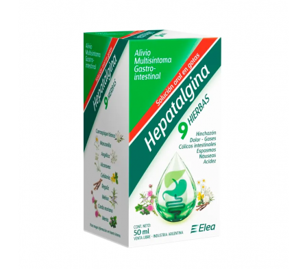 HEPATALGINA 9 HIERBAS GOTAS FRASCO X 50 ML