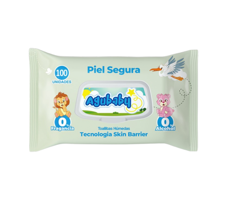 AGUBABY TOALLITAS HUMEDAS PIEL SENS X 100 C/TAPA