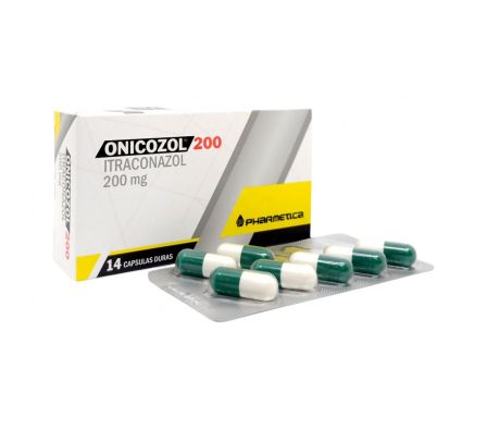 ONICOZOL 200 MG CAJA X 14 CAPSULAS