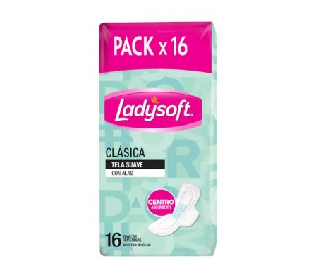 LADYSOFT TOALLA CLASICA 18X16UNI