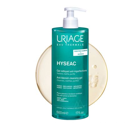 URIAGE HYSEAC GEL NETTOYANTE X 500ML