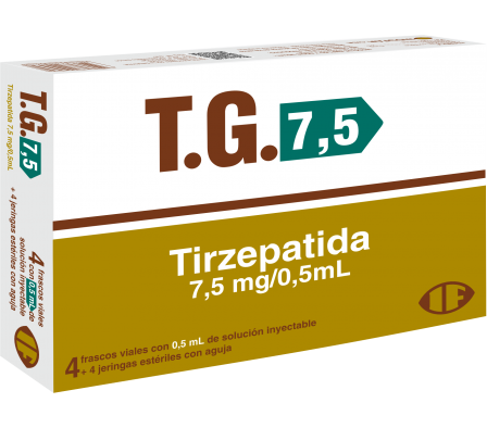 T.G.7.5 MG INYECTABLE 0,5 ML 4 JERINGAS