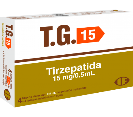 T.G.15 MG INYECTABLE 0,5 ML 4 JERINGAS