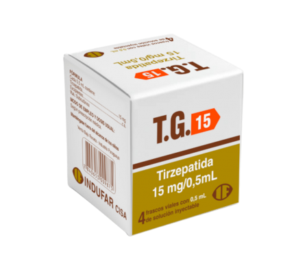 T.G.15 MG INYECTABLE 0,5 ML 4 JERINGAS