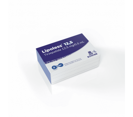 LIPOLESS 12,5 MG CAJA X 4 JERINGAS PRECARGADAS CON VASTAGO