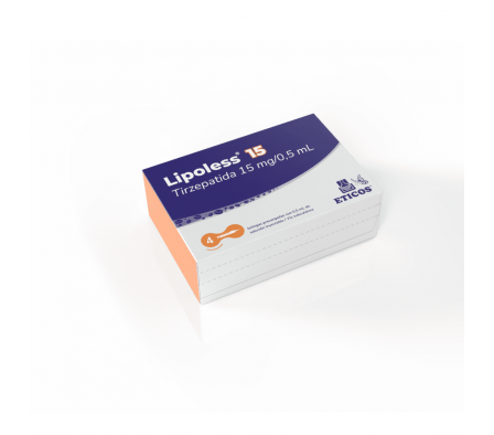 LIPOLESS 15 MG CAJA X 4 JERINGAS PRECARGADAS CON VASTAGO