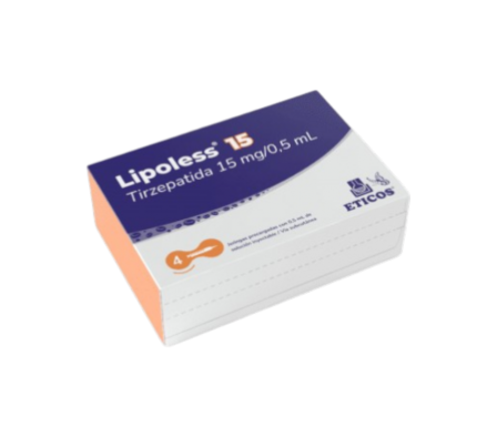 LIPOLESS 15 MG CAJA X 4 JERINGAS PRECARGADAS CON VASTAGO