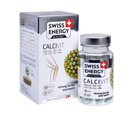 SWISS ENERGY CALCIVIT CAJA X 30 CAPSULAS