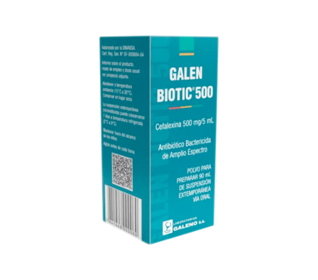 GALEN BIOTIC 500 MG FCOX90 ML