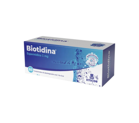 BIOTIDINA 1 MG CAJA X 60 COMPRIMIDOS