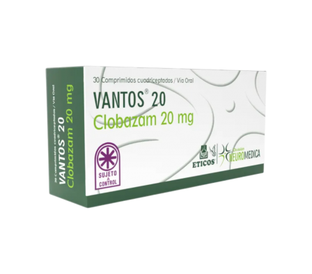 VANTOS 20 MG CAJA X 30 COMPRIMIDOS