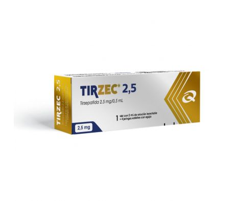 TIRZEC 2,5 MG INYECTABLE X 2 ML 4 JERINGAS