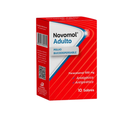 NOVOMOL ADULTO POLVO CAJA X 10 SOBRES