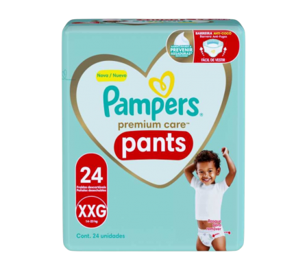 PAMPERS PREMIUM CARE PANTS XXG 24UNI X 08IT