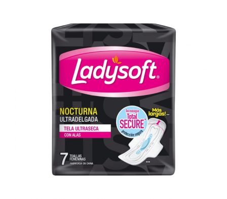 LADYSOFT TOALLA NOCTURNA UD CON ALAS 7 UNI