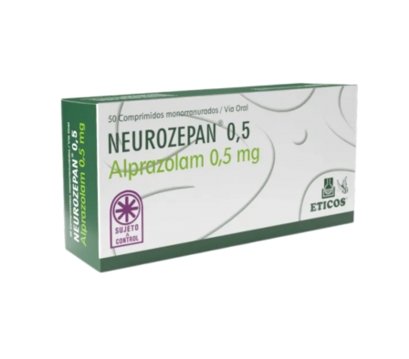 NEUROZEPAN 0,5 MG CAJA X 50 COMPRIMIDOS
