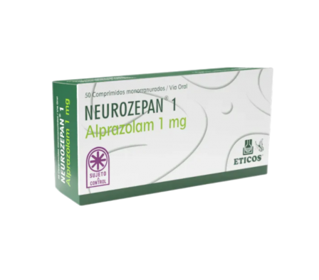 NEUROZEPAN 1 MG CAJA X 50 COMPRIMIDOS