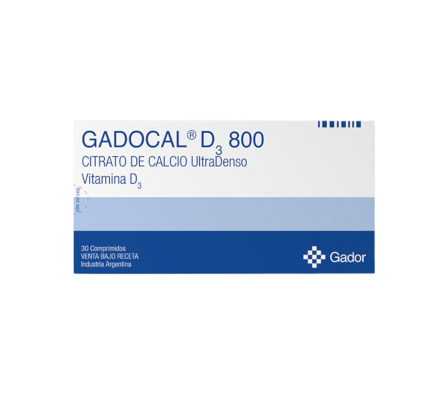 GADOCAL D3 800 MG COMP.CAJA X 30