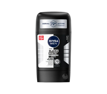 NIVEA DEO STICK B&W ORIGINAL MEN 54GR