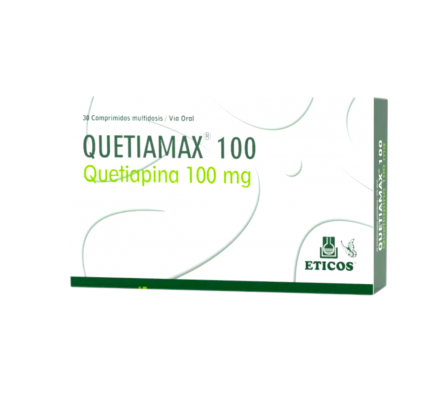 QUETIAMAX 100 MG CAJA X 30 COMPRIMIDOS
