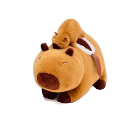 PELUCHE CAPIBARA. X2.