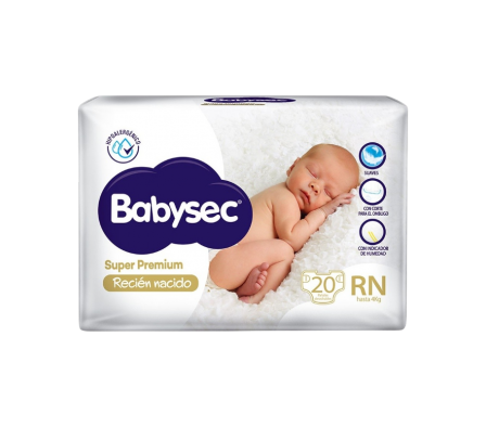 BABYSEC PAN PREMIUM RN 10X20UN