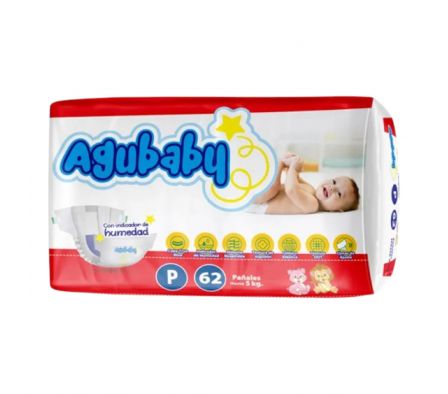 AGUBABY PANAL P X 60 UNIDADES