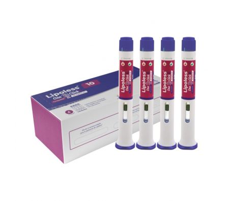LIPOLESS ONE CLIK 10 MG X 4 AUTOINYECTORES PRECARGADAS