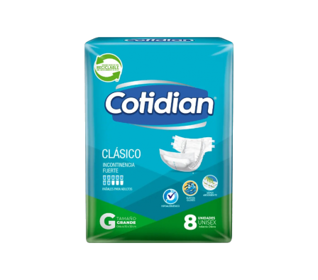 COTIDIAN PAN CLASICO TANGA G 8X8UN