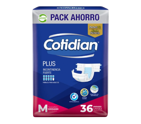 COTIDIAN PAN PLUS M 2X36UN
