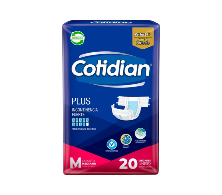 COTIDIAN PAN PLUS TANGA M 4X20UN