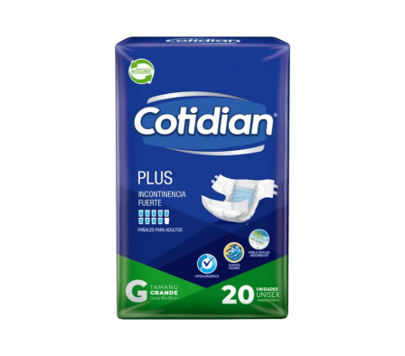 COTIDIAN PAN PLUS TANGA G 4X20UN