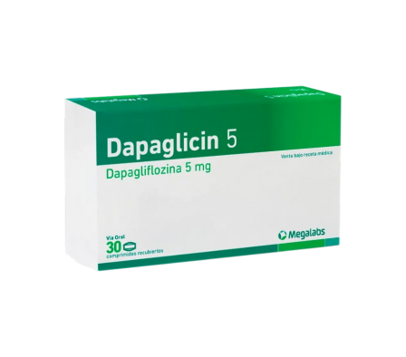 DAPAGLICIN 5 MG CAJA X 30 COMPRIMIDOS