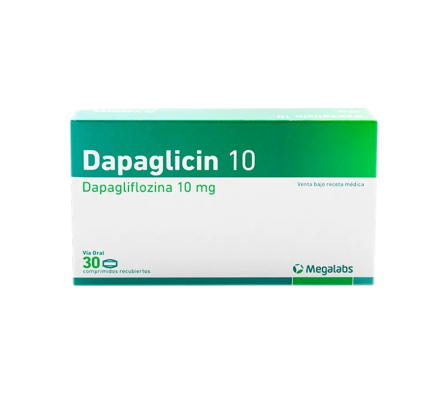 DAPAGLICIN 10 MG CAJA X 30 COMPRIMIDOS