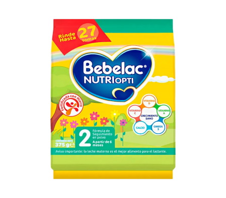 BEBELAC NUTRI OPTI 2 POLVO X 375 GR