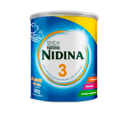 NIDINA 3 BEBE X 800 GRAMOS