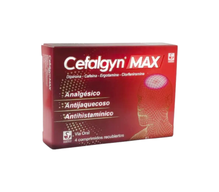 CEFALGYN MAX CAJA X 4 COMP.