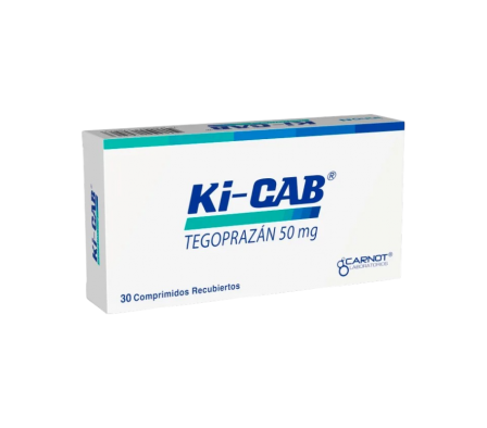 KI-CAB 50MG CAJA X 30 COMP RECUB.