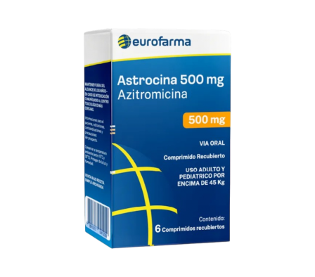 ASTROCINA 500 MG EUROFARMA CAJA X 6 COMPRIMIDOS