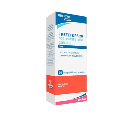 TREZETE RS 20 MG CAJA X 30 COMP. RECUB.