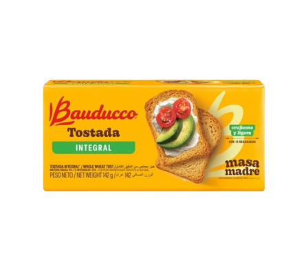 BAUDUCO TOSTADA INTEGRAL 142GR X36