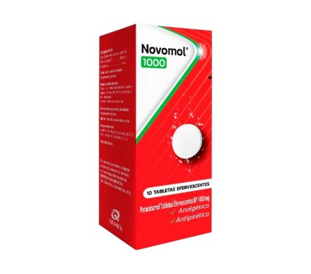 novomol 1000 mg frasco x 10 tableta eferv.
