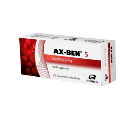AX-BEN 5 MG CAJA X 30 COMPRIMIDOS