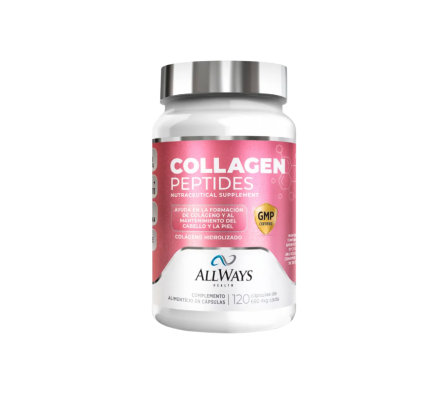 ALLWAYS COLLAGEN PEPTIDES 650MG FCO X 120 CAPS