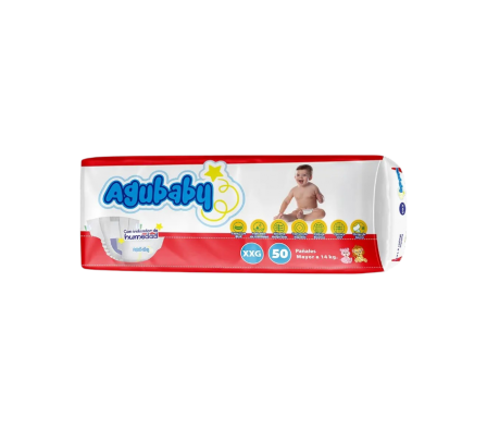 AGUBABY PANAL XXG X 50 UNIDADES